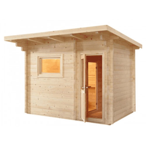 sauna extérieur lava